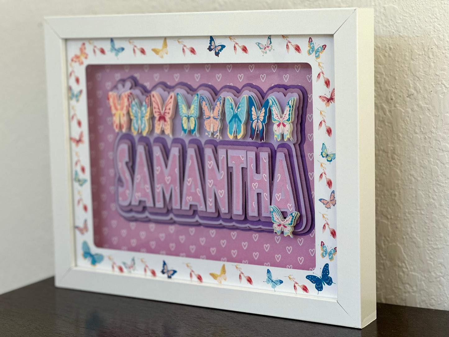 Shadow Box - Girl Birthday