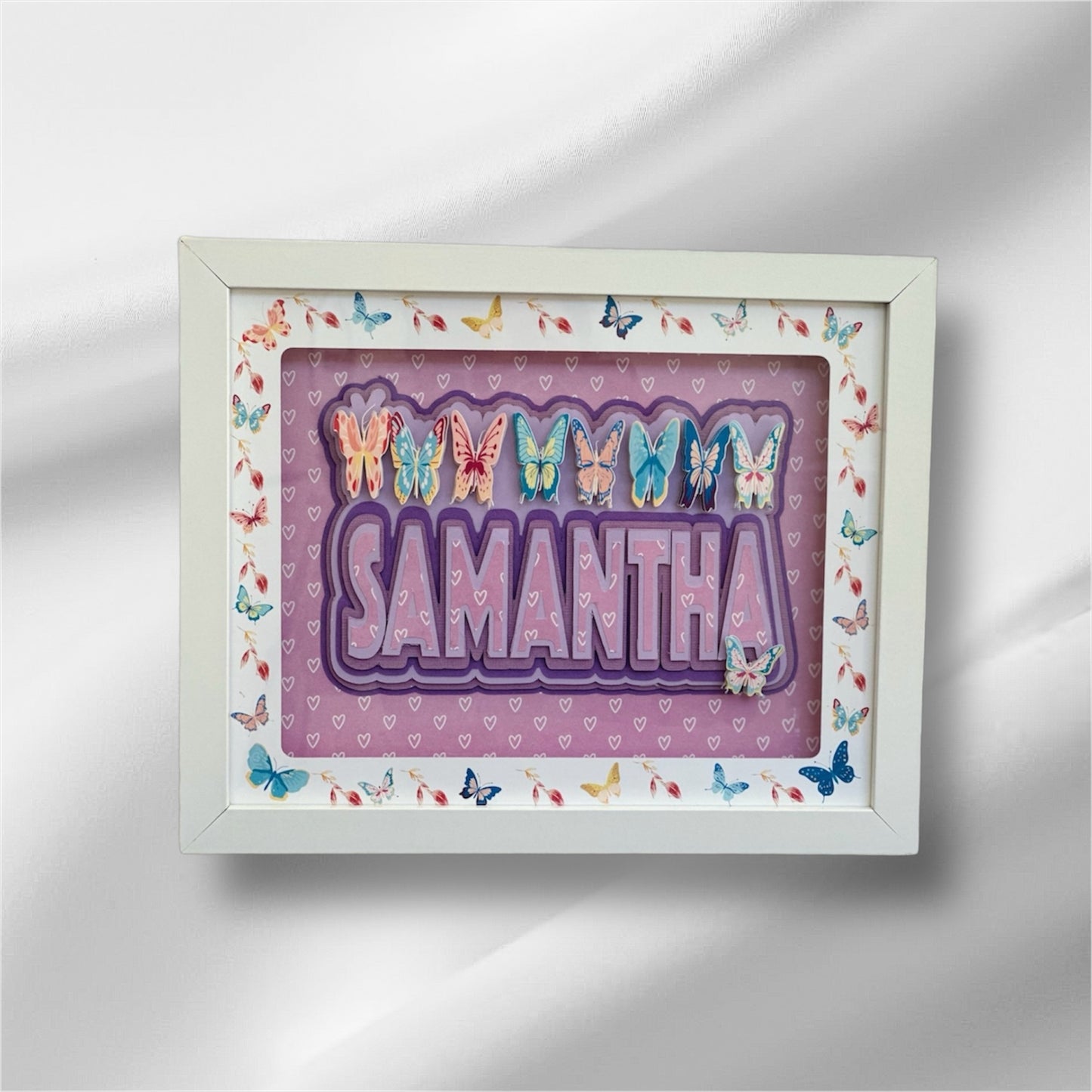 Shadow Box - Girl Birthday