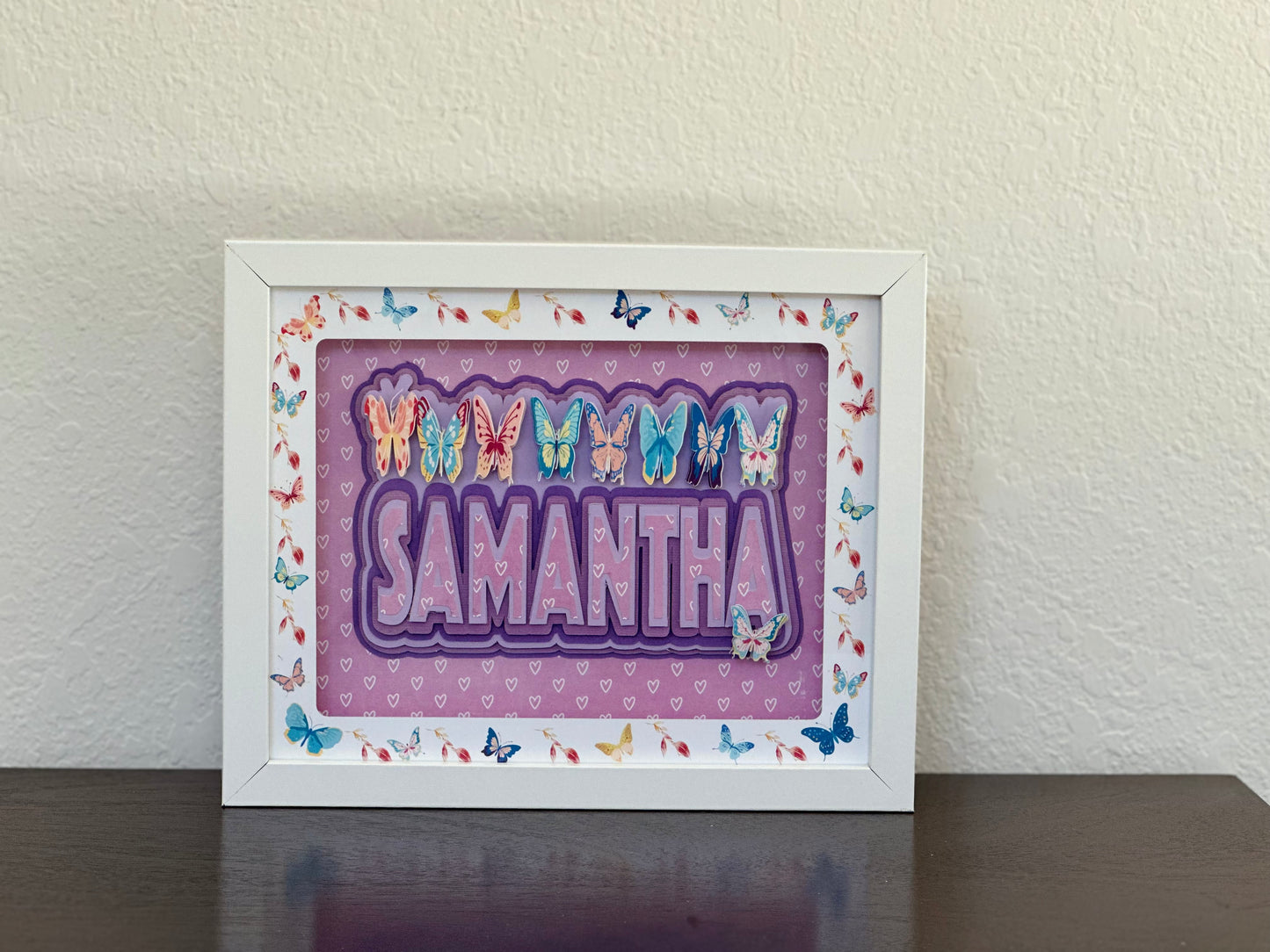 Shadow Box - Girl Birthday